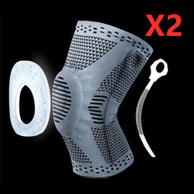 Knee Patella Protector Brace Silicone Spring Knee Pad Knee Patella Protector Brace Silicone Spring Knee Pad